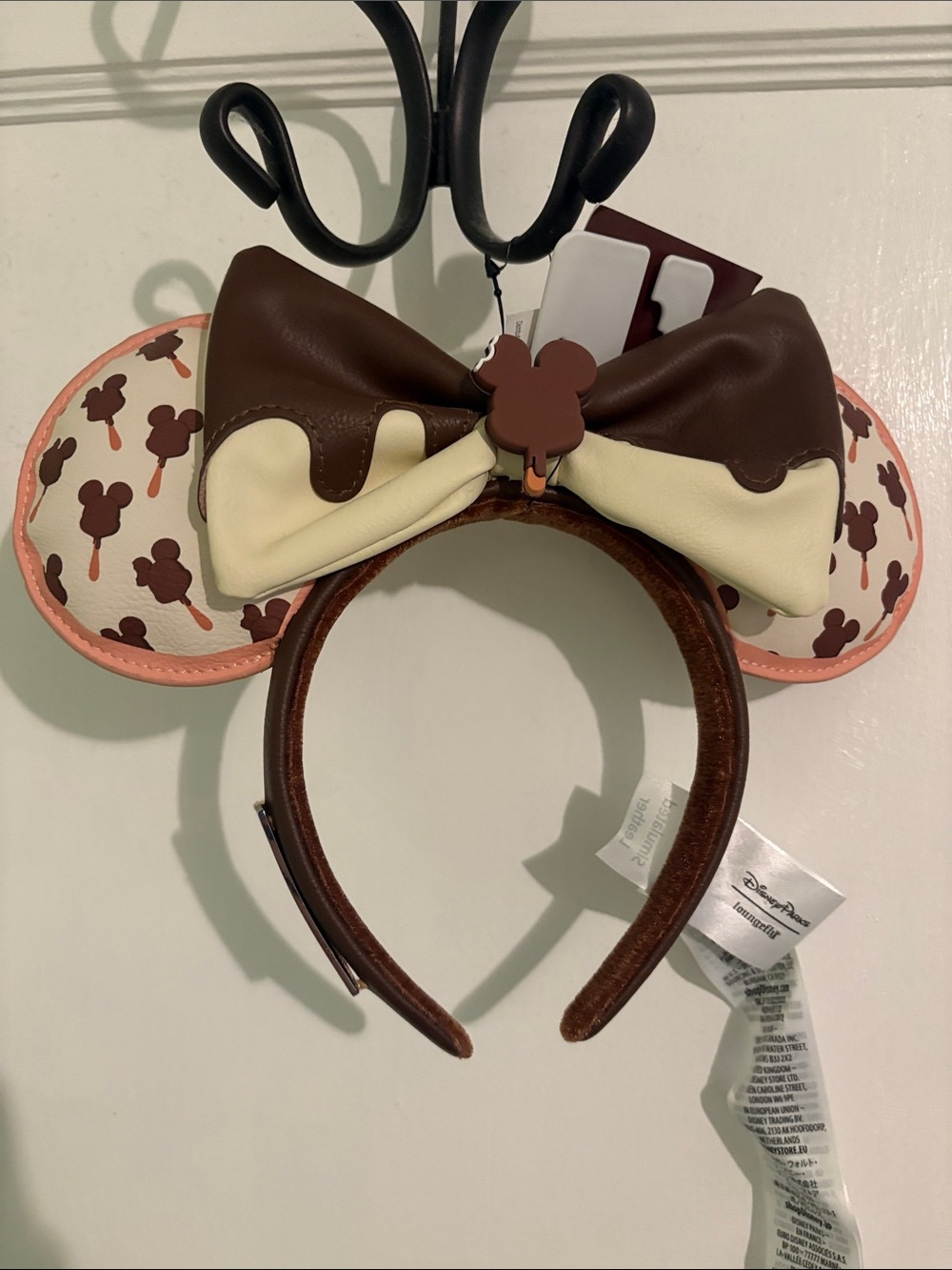 Disney Mickey Bar Backpack and Headband NWT by Loungefly - Picture 3 of 4